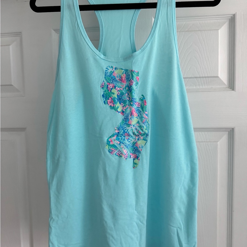 Lilly Pulitzer inspired NJ tank top